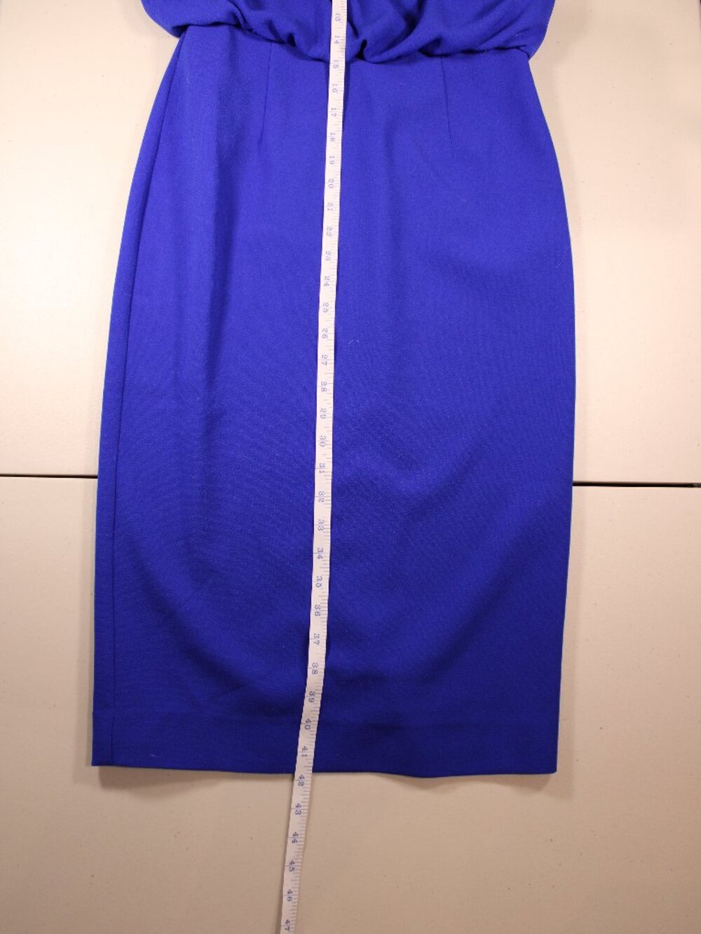 Women's Dress The Population Electric Blue Amada Sheath Sleeveless Dress - Picture 8 of 16
